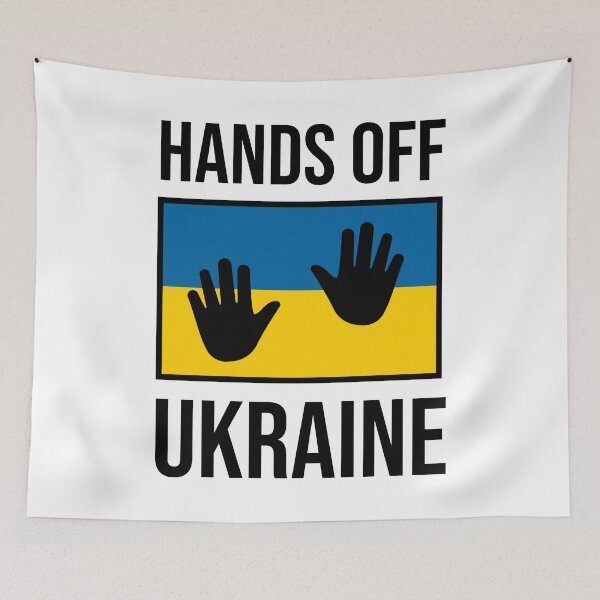 Item preview, Hands off Ukraine  designed and sold by Rachel the Artist .