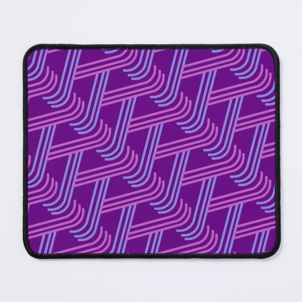 Item preview, Hinge Colorful Waves Tricolor Pattern Purple designed and sold by EvergreenMotifs.