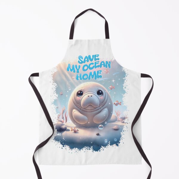 Item preview, Don’t Let Me Disappear – Save the Manatee designed and sold by MiniindY Pop.
