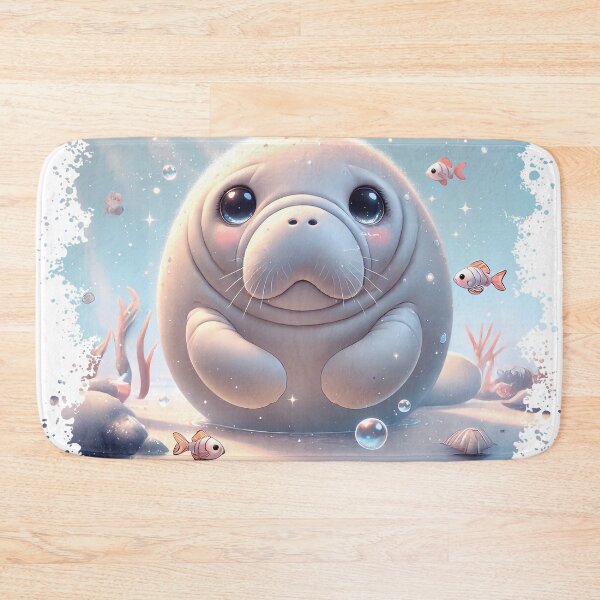 Item preview, Don’t Let Me Disappear – Save the Manatee designed and sold by MiniindY Pop.