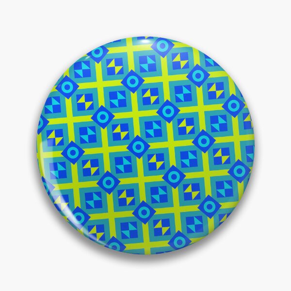 Item preview, Colorful Egyptian Square Block Infinite Pattern Endless Geometry designed and sold by EvergreenMotifs.