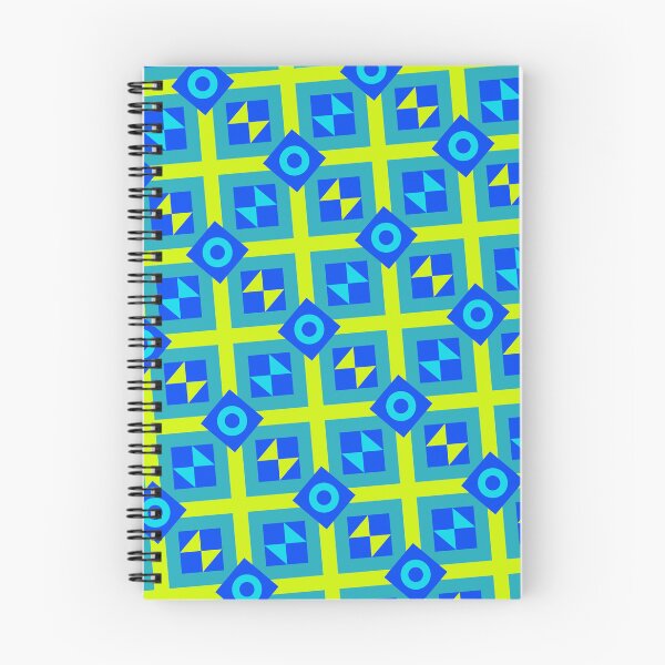Item preview, Colorful Egyptian Square Block Infinite Pattern Endless Geometry designed and sold by EvergreenMotifs.