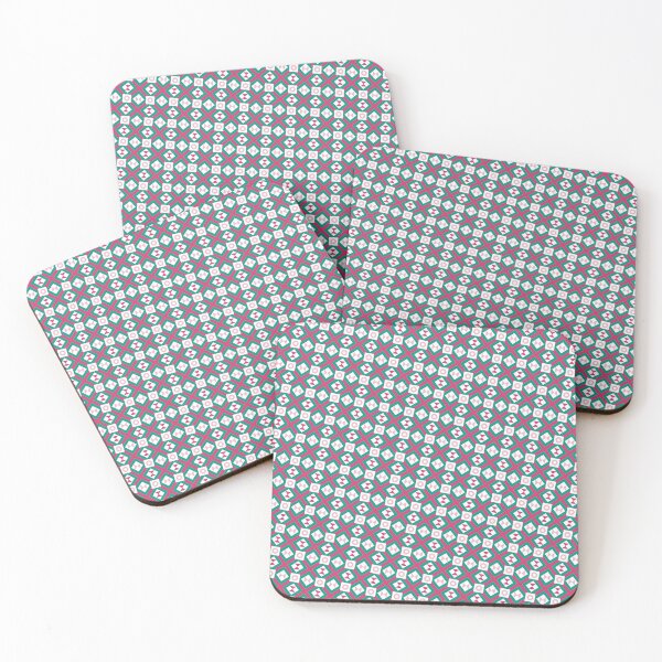 Item preview, Colorful Egyptian Square Block Infinite Pattern Endless Geometry designed and sold by EvergreenMotifs.