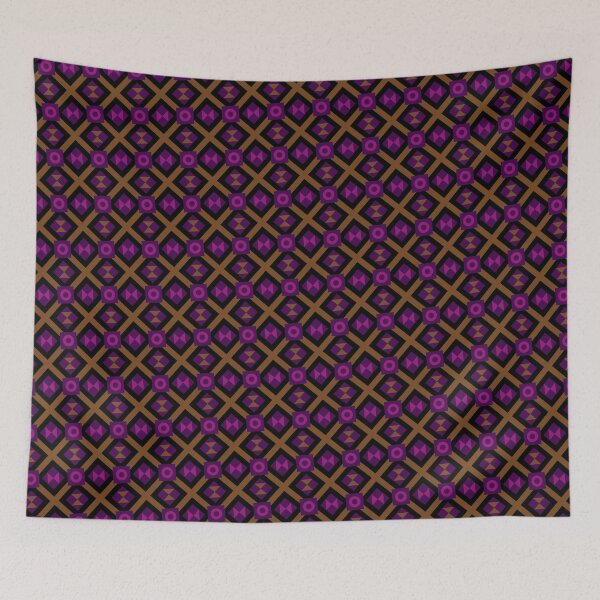 Item preview, Colorful Egyptian Square Block Infinite Pattern Endless Geometry designed and sold by EvergreenMotifs.