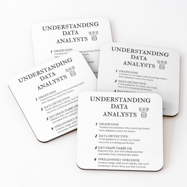 Item preview, Understanding Data  Analysts - Funny Definitions designed and sold by PsyFlow35.
