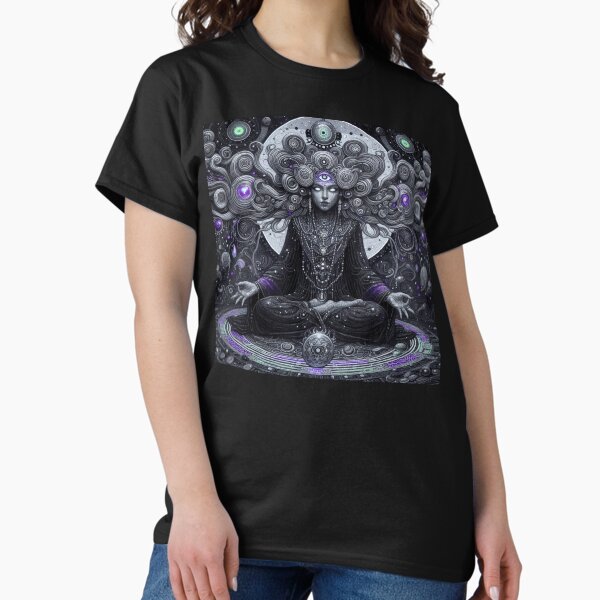 Vista previa del artículo con la obra «Olivia y su tercer ojo», diseñado y vendido por El Ojo de Lilith.