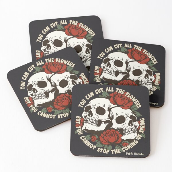 Item preview, Pablo Neruda "You can cut all the flowers..." designed and sold by DesignCollectiv.