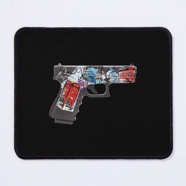 Item preview, PRINTS, MATS & MUGS LONDON GUN GUN LOGO UKPSA designed and sold by Usrbrands.