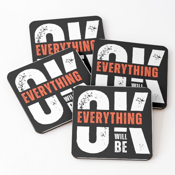 Item preview, EVERYTHING WILL BE FINE! designed and sold by Desingalejandro.