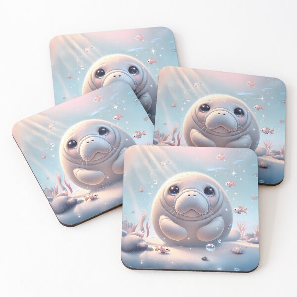 Item preview, Save the Sea Cow – Too Cute to Lose designed and sold by MiniindY Pop.