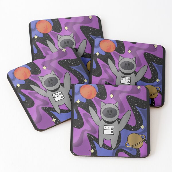 Item preview, Space astronaut cat designed and sold by Skelli Kitty & Friends.