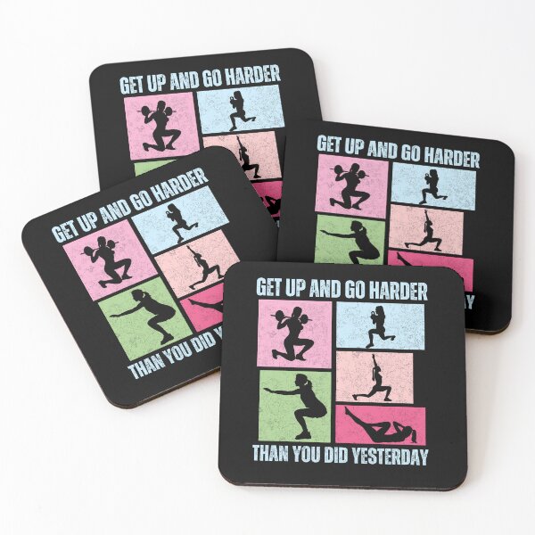 Item preview, Motivational Get Up And Go Harder Than Yesterday designed and sold by AlienOccupation.