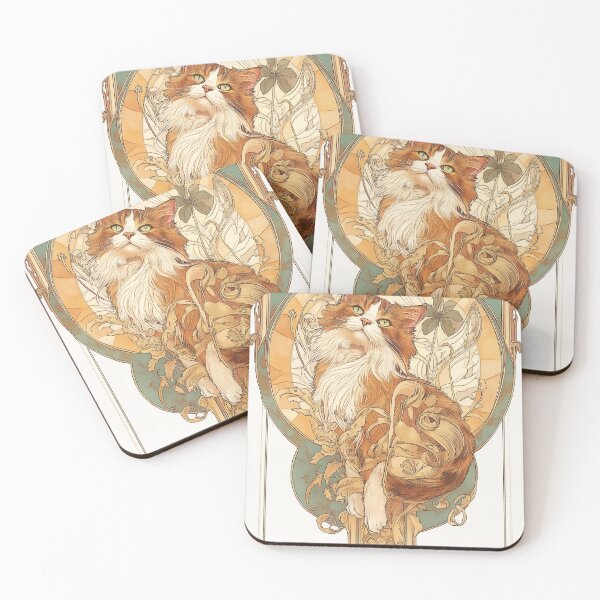 Item preview, Cats of Art Nuvo | Norwegian Forest_03 designed and sold by TailTalesJP.