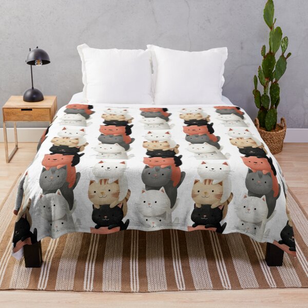 Item preview, Adorable Cartoon Cats Stacked in a Tower ?? designed and sold by Eleen's Shop.