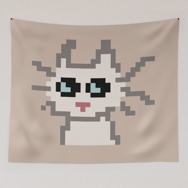 Item preview, White Pixel Cat designed and sold by itz-hazza.