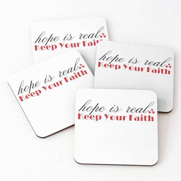 Item preview, Hope is Real, Keep Your Faith Inspiration Quote Design designed and sold by Raise2Shine.