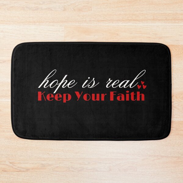 Item preview, Hope is Real, Keep Your Faith Inspiration Quote Design designed and sold by Raise2Shine.