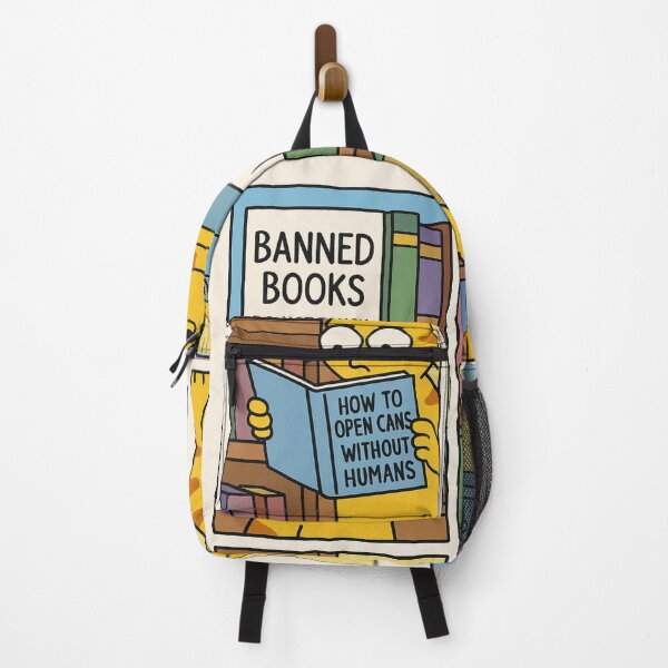 Item preview, Curious Cat Discovers Banned Book Power of Knowledge designed and sold by memememescat.