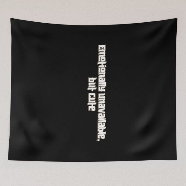 Item preview, Emotionally unavailable, but cute designed and sold by Design_Your_Day.