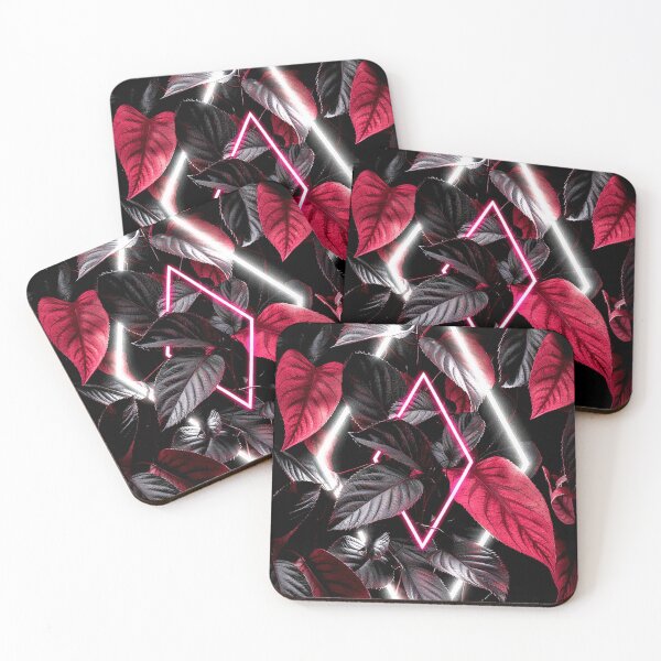 Item preview, Neon Diamond Leaves Fusion - Red designed and sold by Exodoi.