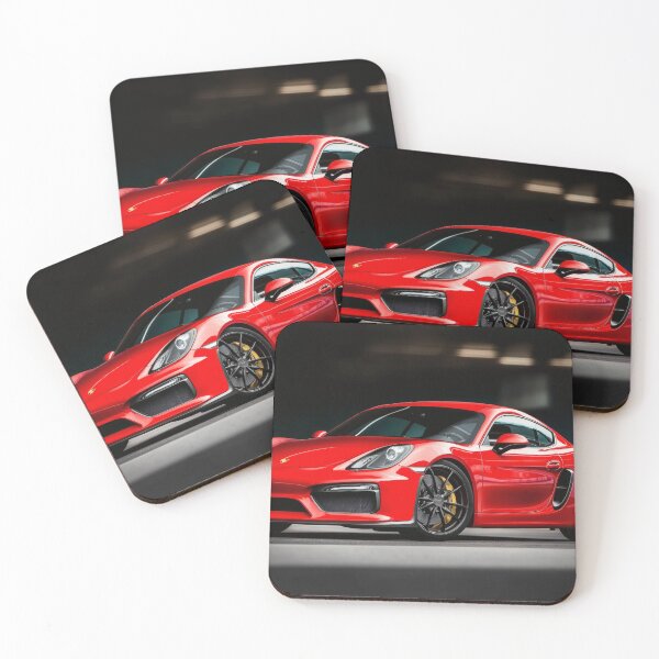 Item preview, Red Porsche 917 Cayman S – High-Performance Art II designed and sold by AutoPopStudio.