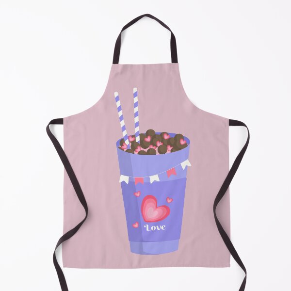 Item preview, Flat Design Illustration with Drink at Love Chocolate Balls designed and sold by AlginaPugachova.