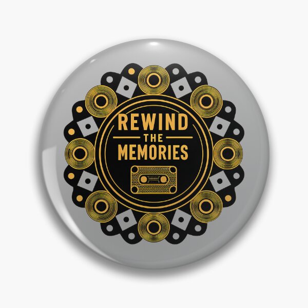 Item preview, Retro "Rewind The Memories" Ideal Gift designed and sold by Indoni.