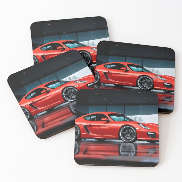 Item preview, Red Porsche 917 Cayman S – High-Performance Art V designed and sold by AutoPopStudio.