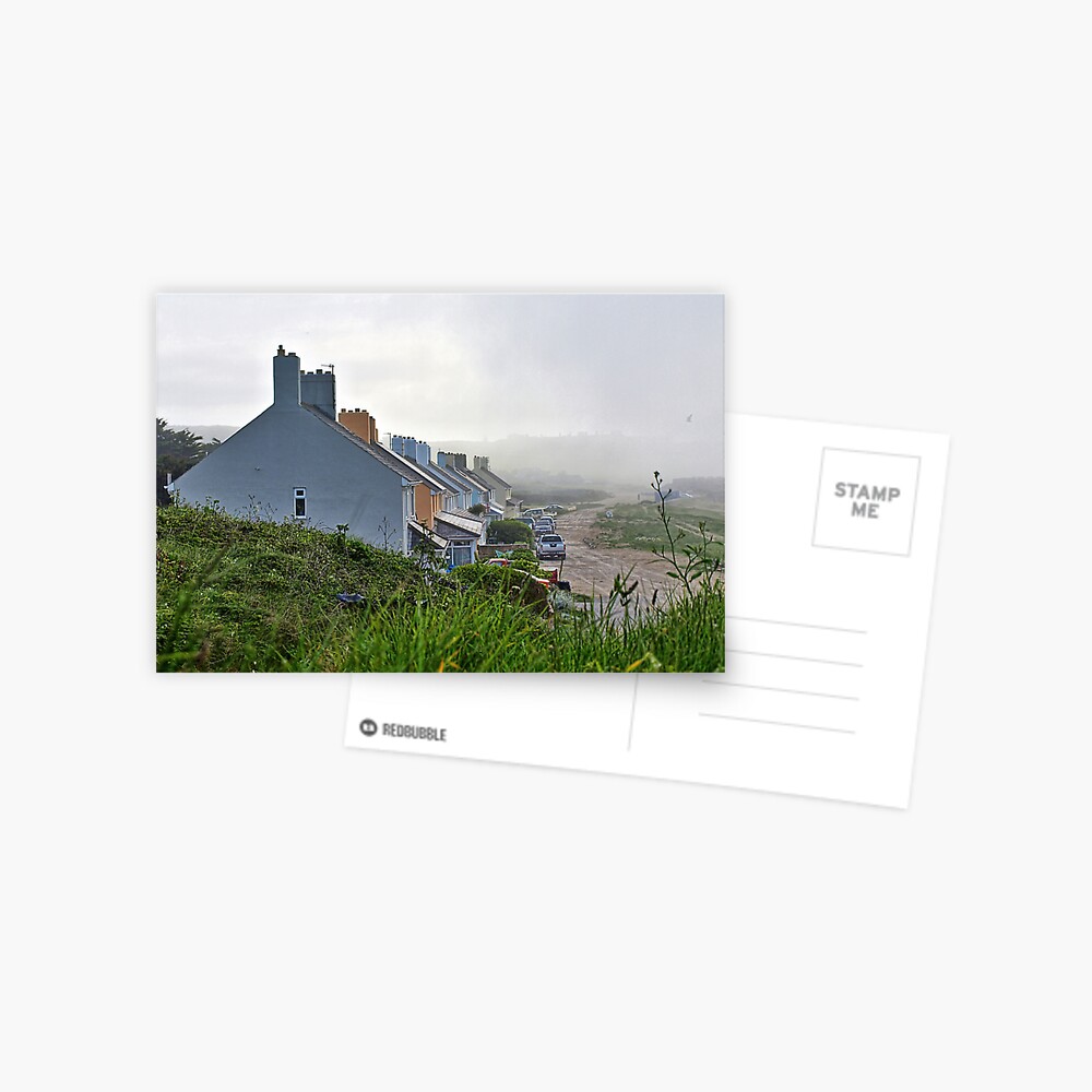Heavy Fog Rolls in - Alderney Postcard