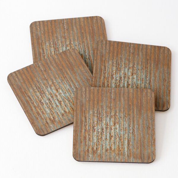 Item preview, Rusty Corrugated Iron Texture – Industrial Grunge Art designed and sold by Michael van der Hoorn.
