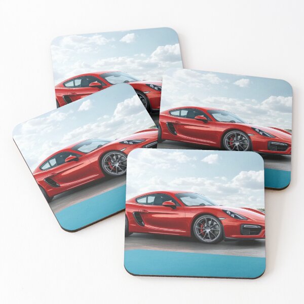 Item preview, Candy Apple Red Porsche 917 Cayman S – Automotive Perfection designed and sold by AutoPopStudio.