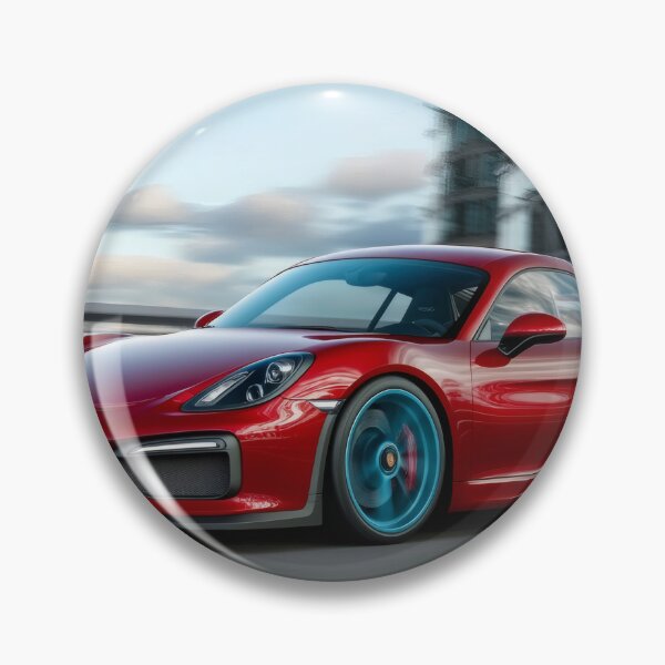 Item preview, Candy Apple Red Porsche 917 Cayman S – Automotive Perfection II designed and sold by AutoPopStudio.
