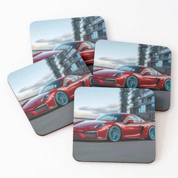 Item preview, Candy Apple Red Porsche 917 Cayman S – Automotive Perfection II designed and sold by AutoPopStudio.