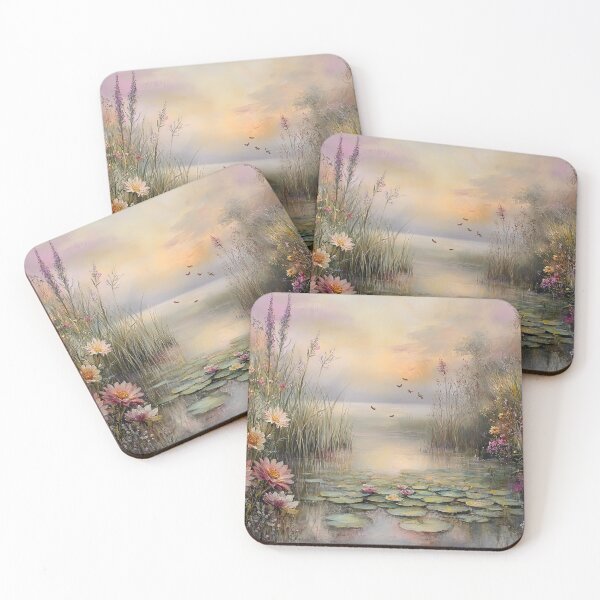 Item preview, Painted Stillness: The Whispering Mire of Floral Hues designed and sold by bloorose.