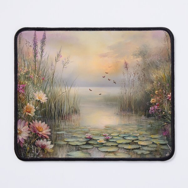 Item preview, Painted Stillness: The Whispering Mire of Floral Hues designed and sold by bloorose.