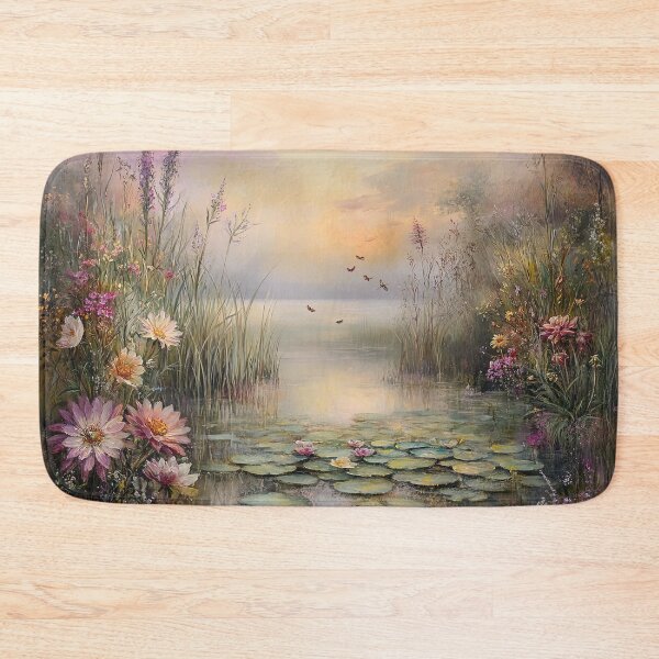 Item preview, Painted Stillness: The Whispering Mire of Floral Hues designed and sold by bloorose.