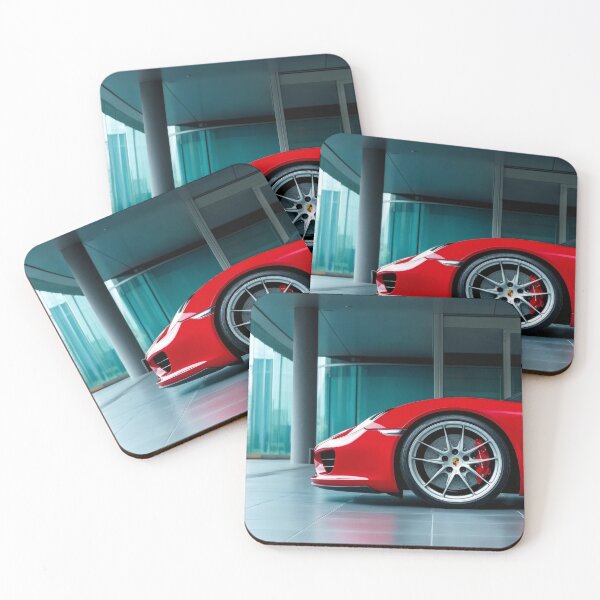 Item preview, Candy Apple Red Porsche 917 Cayman S – Automotive Perfection IV designed and sold by AutoPopStudio.