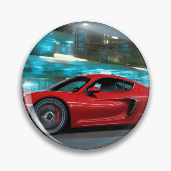 Item preview, Candy Apple Red Porsche 917 Cayman S – Automotive Perfection VI designed and sold by AutoPopStudio.
