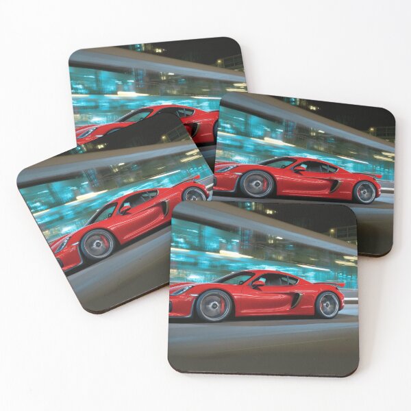 Item preview, Candy Apple Red Porsche 917 Cayman S – Automotive Perfection VI designed and sold by AutoPopStudio.