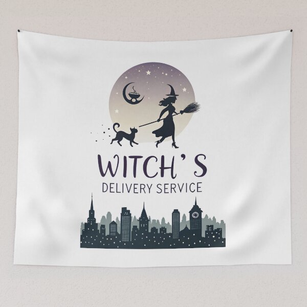 Item preview, witch's delivery service  designed and sold by Ismartista.