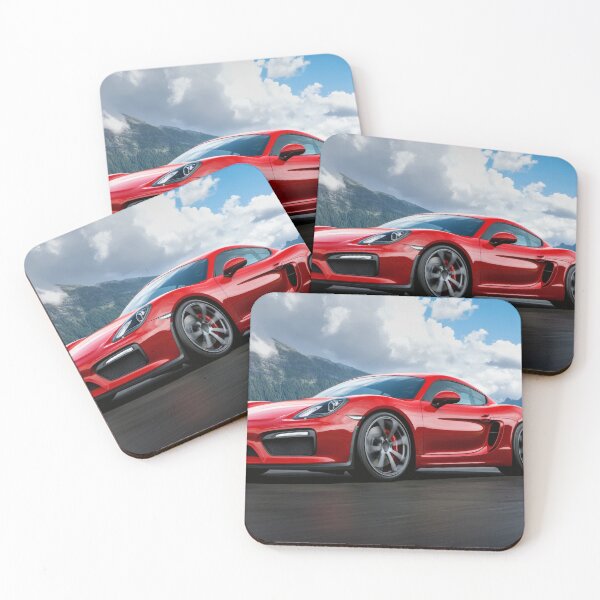 Item preview, Candy Apple Red Porsche 917 Cayman S – Automotive Perfection VII designed and sold by AutoPopStudio.