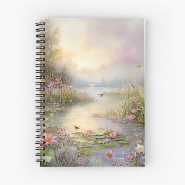 Item preview, Painted Reverie: The Whispering Brook of Floral Dreams designed and sold by bloorose.