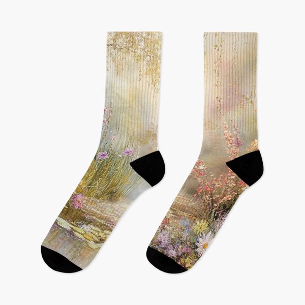 Item preview, Sunlit Sanctuary: The Whispering Waters of Floral Abundance designed and sold by bloorose.