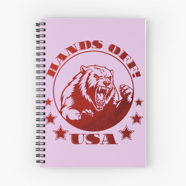 Item preview, Hands Off USA Grizzly Bear designed and sold by MALIKABO.
