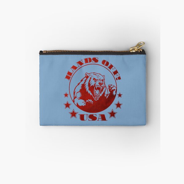 Item preview, Hands Off USA Grizzly Bear designed and sold by MALIKABO.