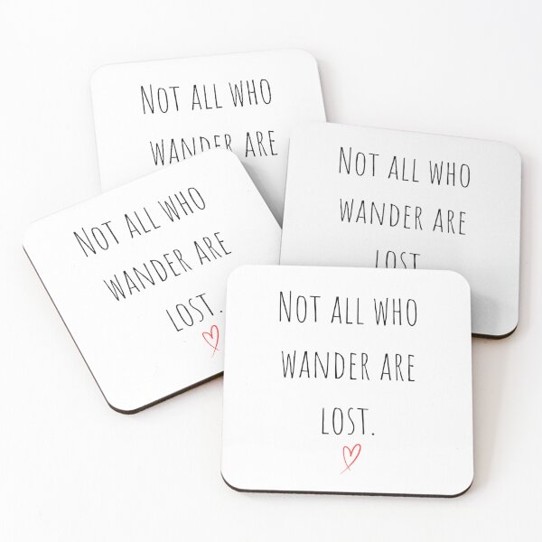Item preview, Not All Who Wander Are Lost – Adventure Quote designed and sold by TheCreativeA.