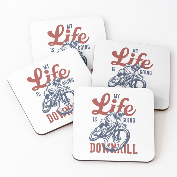 Item preview, My Life Is Downhill (And I Love It!): Funny Downhill Bike Design designed and sold by Polarisofficial.