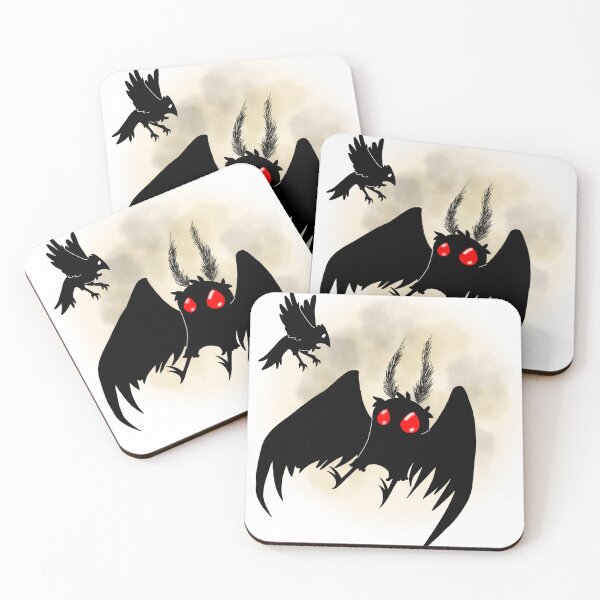 Item preview, Mothman and Friend designed and sold by CatsToCrows.