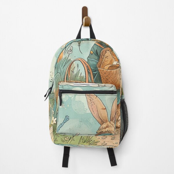 Item preview, "Little Eggplorer" – Kids Design with Bunny, Map, and Basket designed and sold by kurtulushstudio.