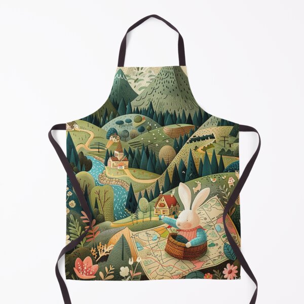 Item preview, "Little Eggplorer" – Kids Design with Bunny, Map, and Basket designed and sold by kurtulushstudio.